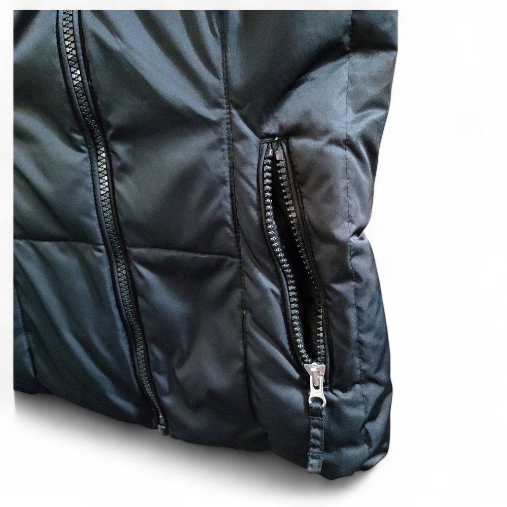 Kingsland Equestrian Collection Black Puffer Vest (Gilet) with Faux Fur-Trimmed - Picture 5 of 11